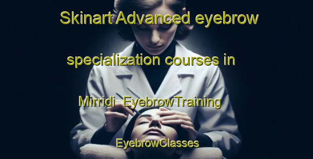 Skinart Advanced eyebrow specialization courses in Mirridi | EyebrowTraining | EyebrowClasses | SkinartTraining-Australia