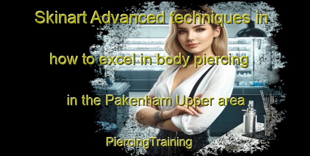 Skinart Advanced techniques in how to excel in body piercing in the Pakenham Upper area | PiercingTraining | PiercingClasses | SkinartTraining-Australia