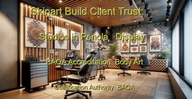 Skinart Build Client Trust: Studios in Penola - Display BAQA Accreditation | Body Art Qualification Authority | BAQA-Australia