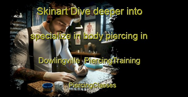 Skinart Dive deeper into specialize in body piercing in Dowlingville | PiercingTraining | PiercingClasses | SkinartTraining-Australia