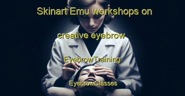 Skinart Emu workshops on creative eyebrow | EyebrowTraining | EyebrowClasses | SkinartTraining-Australia