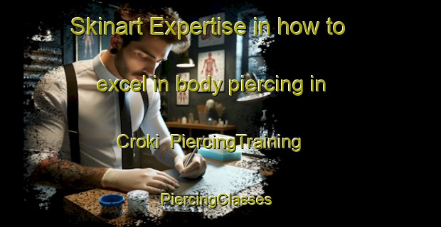 Skinart Expertise in how to excel in body piercing in Croki | PiercingTraining | PiercingClasses | SkinartTraining-Australia
