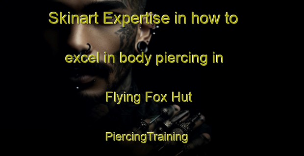 Skinart Expertise in how to excel in body piercing in Flying Fox Hut | PiercingTraining | PiercingClasses | SkinartTraining-Australia