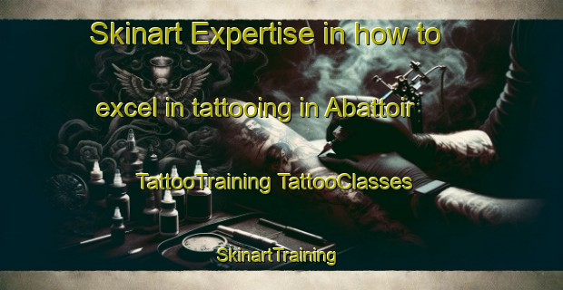 Skinart Expertise in how to excel in tattooing in Abattoir | #TattooTraining #TattooClasses #SkinartTraining-Australia