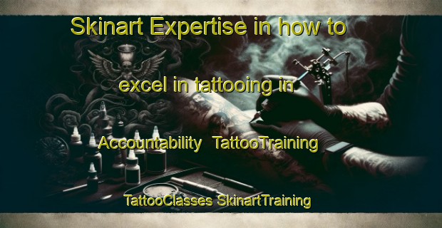 Skinart Expertise in how to excel in tattooing in Accountability | #TattooTraining #TattooClasses #SkinartTraining-Australia