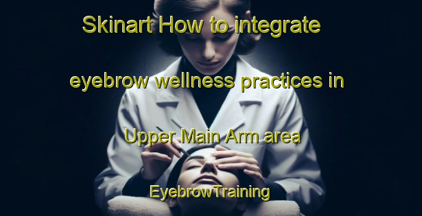 Skinart How to integrate eyebrow wellness practices in Upper Main Arm area | EyebrowTraining | EyebrowClasses | SkinartTraining-Australia