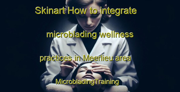 Skinart How to integrate microblading wellness practices in Meerlieu area | MicrobladingTraining | MicrobladingClasses | SkinartTraining-Australia