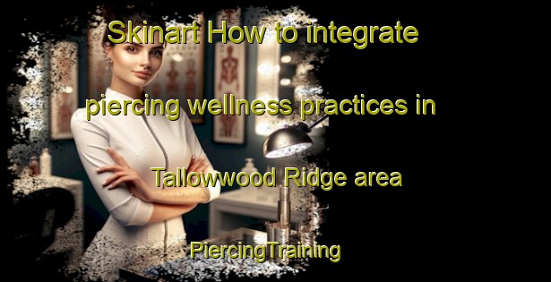 Skinart How to integrate piercing wellness practices in Tallowwood Ridge area | PiercingTraining | PiercingClasses | SkinartTraining-Australia