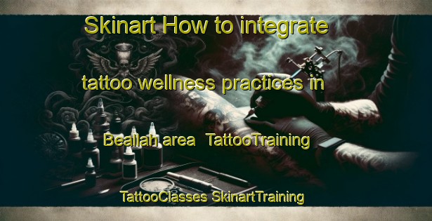 Skinart How to integrate tattoo wellness practices in Beallah area | #TattooTraining #TattooClasses #SkinartTraining-Australia