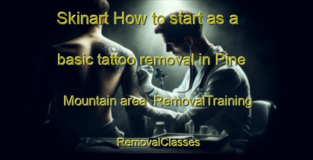 Skinart How to start as a basic tattoo removal in Pine Mountain area | RemovalTraining | RemovalClasses | SkinartTraining-Australia