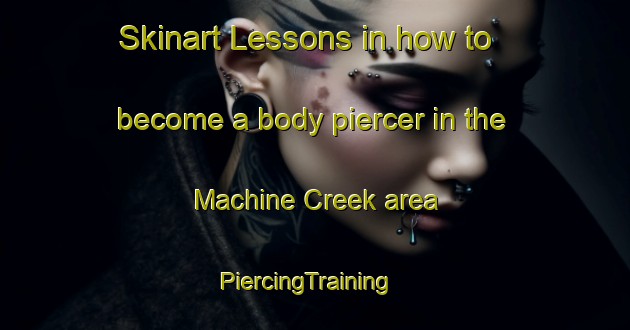 Skinart Lessons in how to become a body piercer in the Machine Creek area | PiercingTraining | PiercingClasses | SkinartTraining-Australia