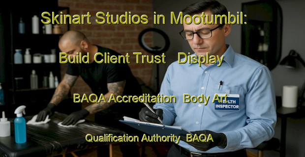Skinart Studios in Mootumbil: Build Client Trust - Display BAQA Accreditation | Body Art Qualification Authority | BAQA-Australia
