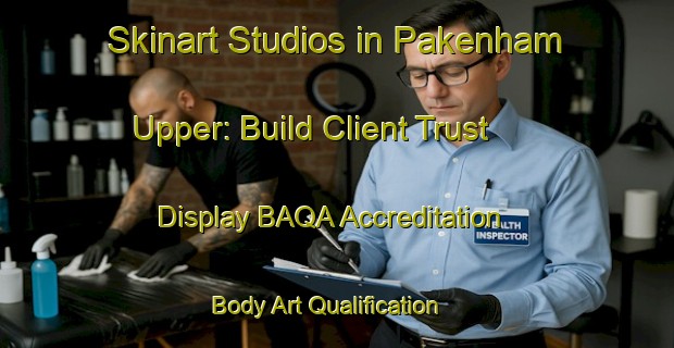 Skinart Studios in Pakenham Upper: Build Client Trust - Display BAQA Accreditation | Body Art Qualification Authority | BAQA-Australia